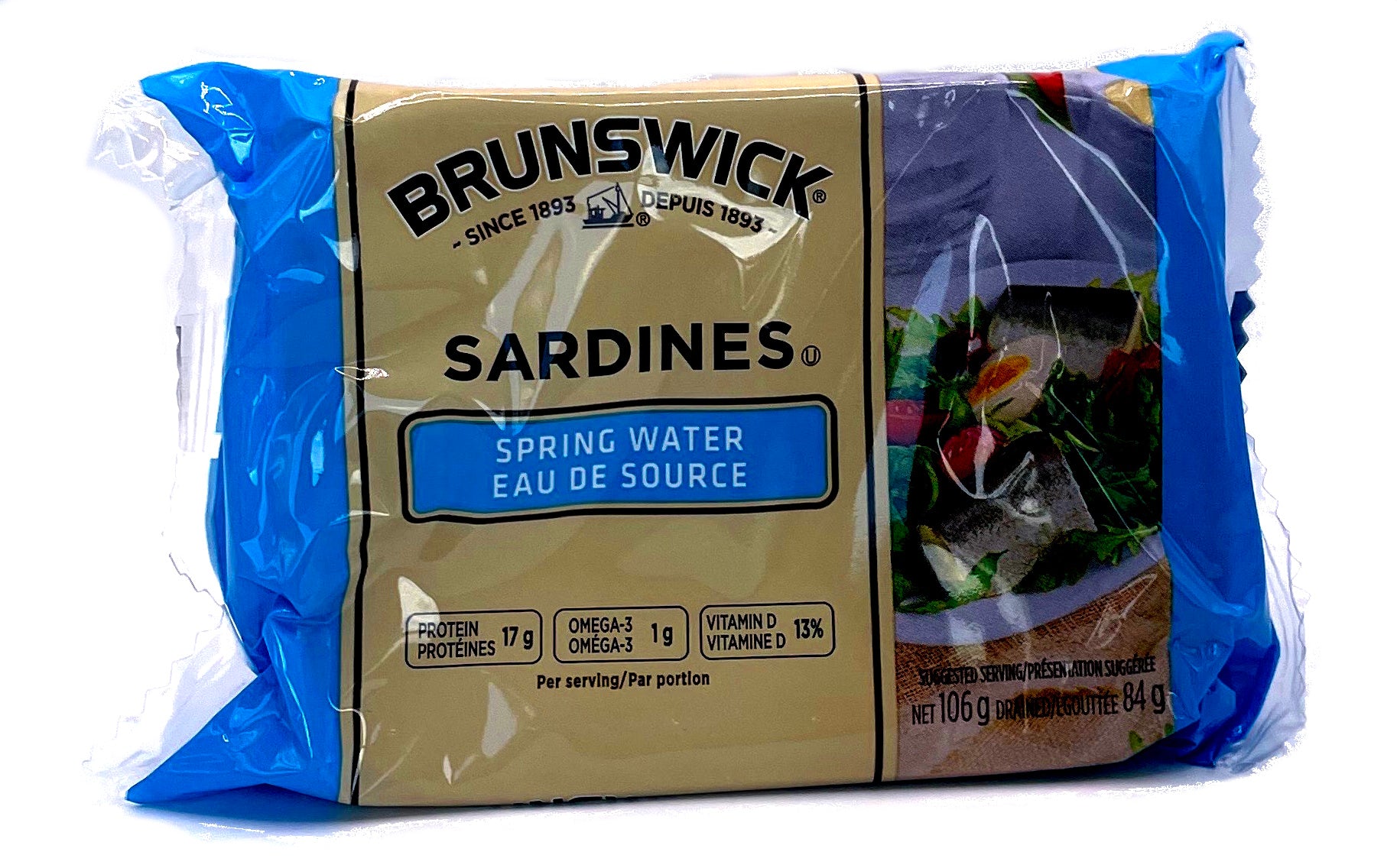 Sardines (in spring water) - Brunswick